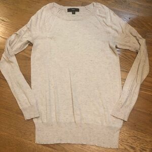 Mossino Lightweight beige speckled medium sweater￼